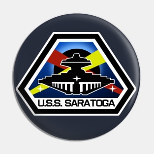 SAAB USS Saratoga Pin