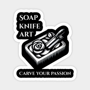 Soap, Knife, Art Carve Your Passion Soap Carving Magnet