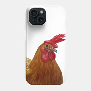 Farmyard Hen Chicken Lady Hen Cut Out Phone Case