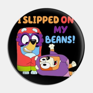 i slipped on my beans Pin