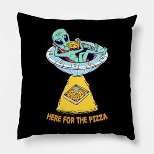 Here For The Pizza Pillow