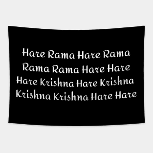 Hare Ram Hare Krishna Mahamantra Tapestry