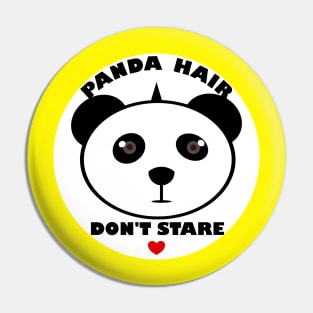 Panda bad hair day Pin