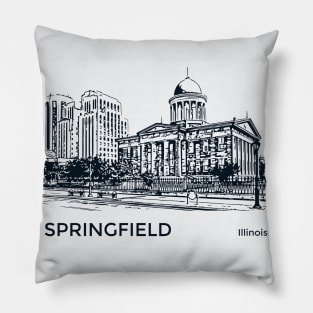 Springfield Illinois Pillow