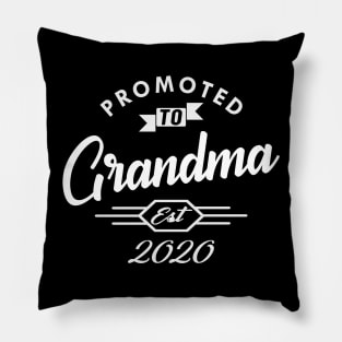 New Grandma - Promoted to grandma est. 2020 Pillow