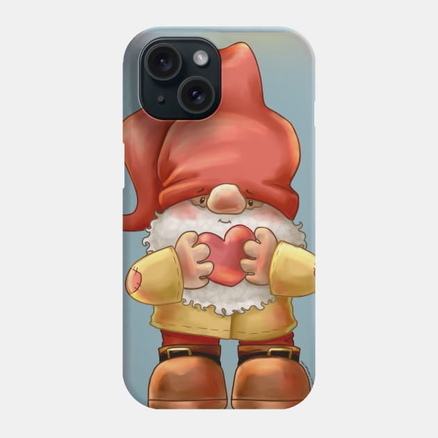 Gnome Hugs & Love Phone Case by thewickedmrshicks