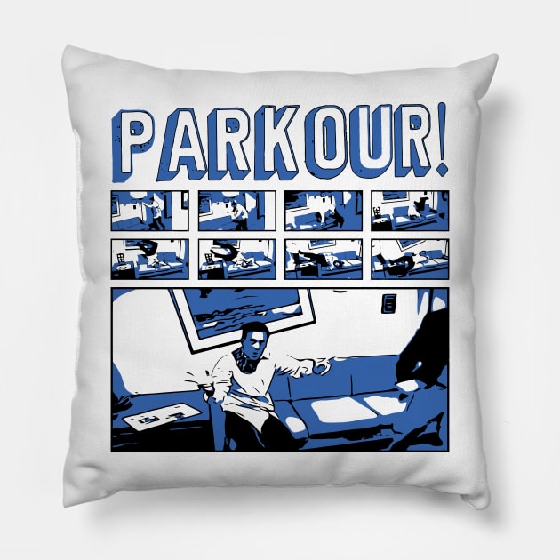 PARKOUR Pillow by danonbentley