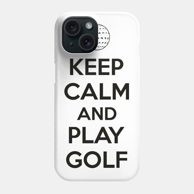 Keep calm golf 1 Phone Case by nektarinchen