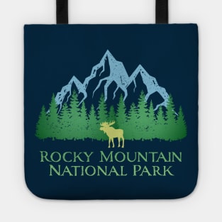 Rocky Mountain National Park Colorado Mountain Trees Moose Tote