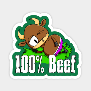 100% Beef Magnet