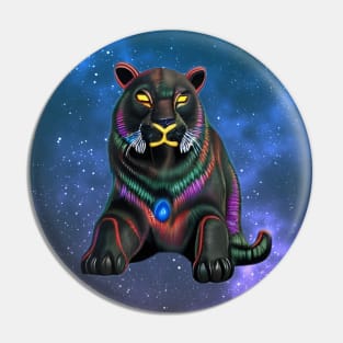 Black Neon Panther (Cosmic) Pin