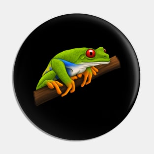 Red Eyed Tree Frog Pin