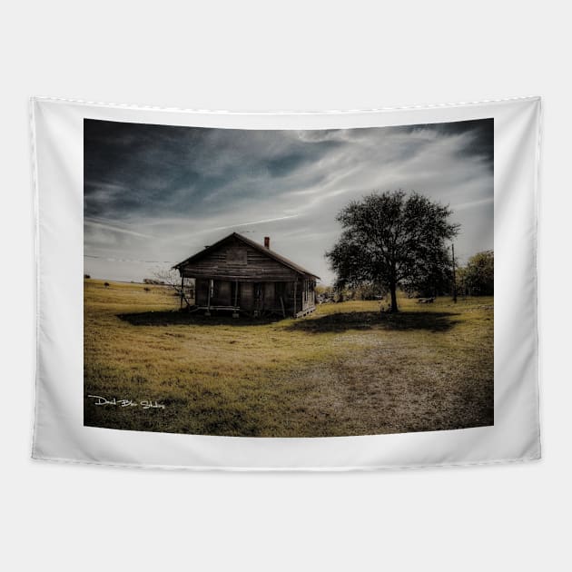 Country Cabin Tapestry by davidbstudios