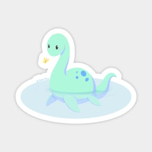 Kawaii fantasy animals - Nessie Magnet