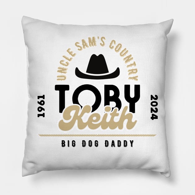 Toby Keith Big Dog Daddy Pillow by RCKZ