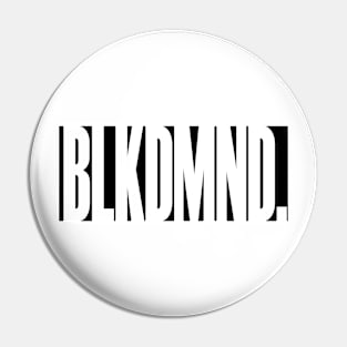 Black diamond typo design Pin