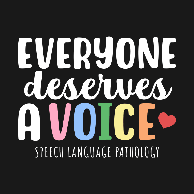 Everyone deserves a voice! Speech Language Pathology by maxcode