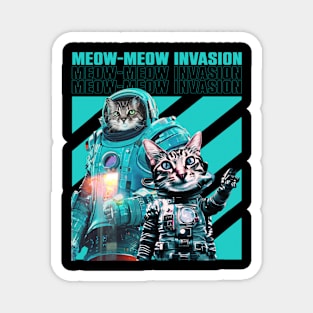 Cat Invasion Magnet