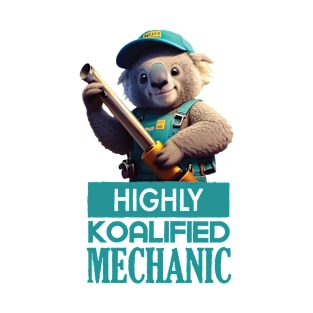 Just a Highly Koalified Mechanic Koala T-Shirt