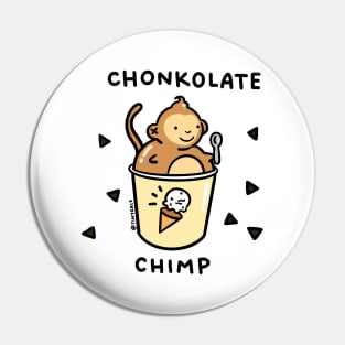 Chonkolate Chimp Pin