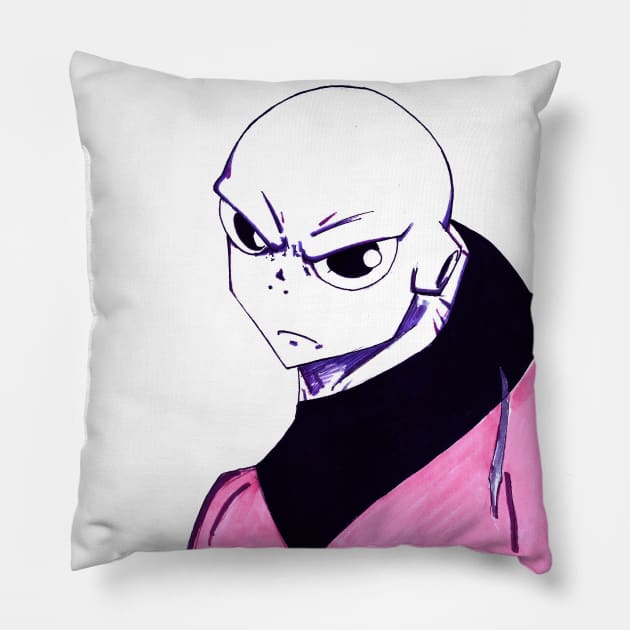 Jiren from dragon ball super Pillow by jorge_lebeau