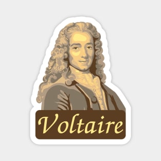 Voltaire Portrait Magnet