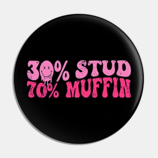 30% Stud 70% Muffin Pin