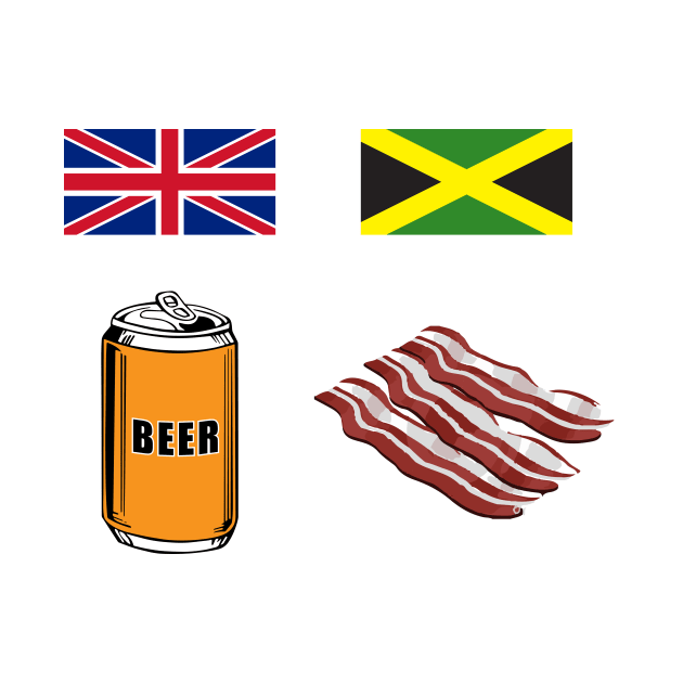 English "Beer-Can" = Jamaican "Bacon" by suranyami