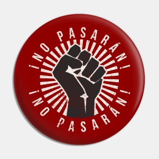 ¡No Pasarán! (vintage/distressed) Pin