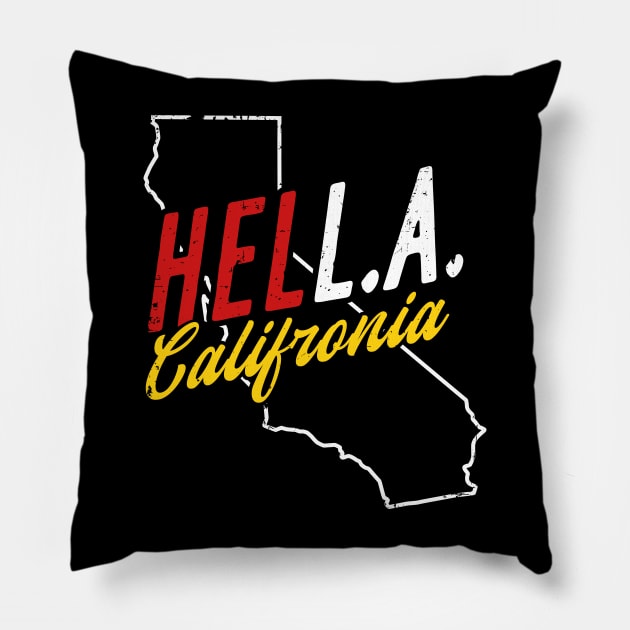 Hella California Dead Island Pillow by SunsetSurf