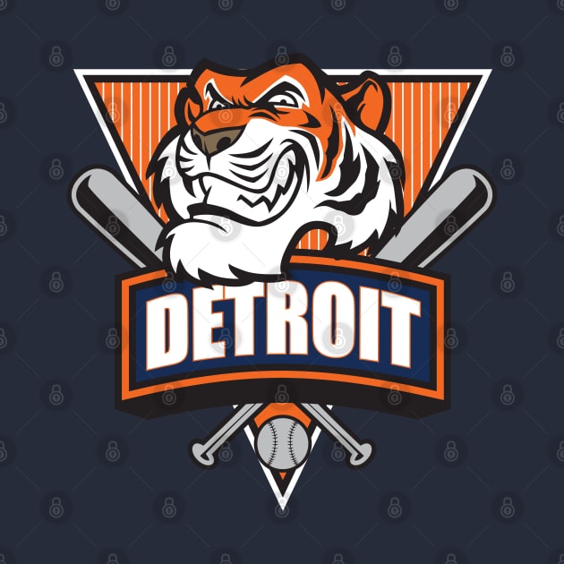 Baseball Tigers by Nagorniak