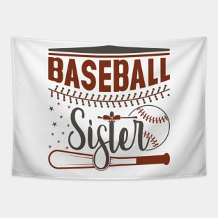 Baseball Sister Tapestry