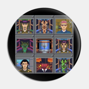 SHMUP Portraits Pin