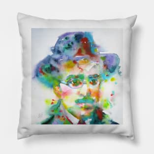 FERNANDO PESSOA - watercolor portrait .€ Pillow