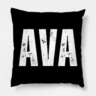 Ava Name Gift Birthday Holiday Anniversary Pillow