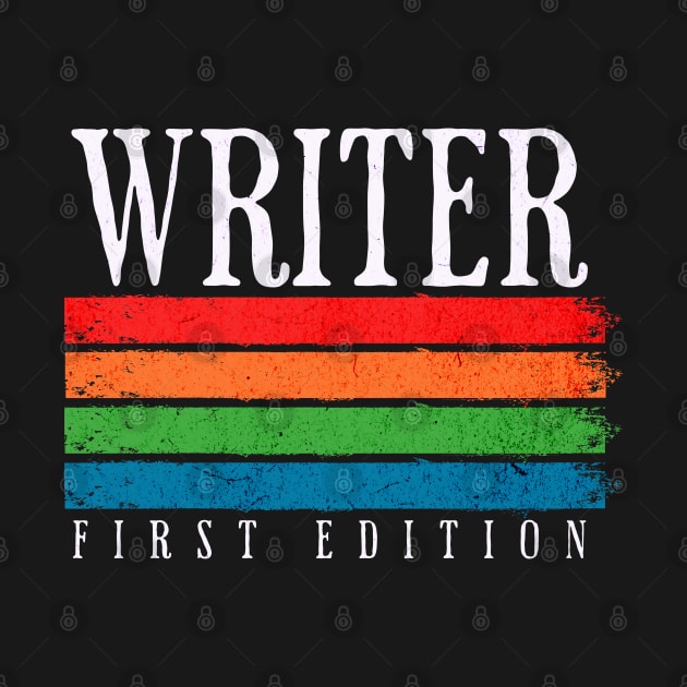 Retro Grunge Writer First Edition by H. R. Sinclair