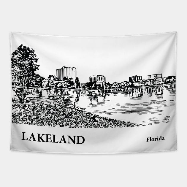 Lakeland Florida Tapestry by Lakeric
