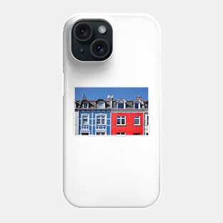 Colorful old Bremen terraced houses, Neustadt, Bremen, Germany, Europe Phone Case