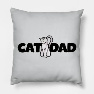 Cat Dad Pillow