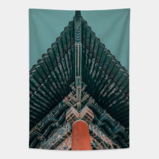 Asian Temple Tapestry