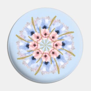 chic flowers mandala Pin