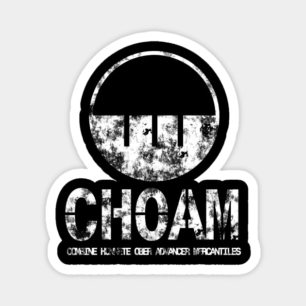 Choam logo white Magnet by karlangas