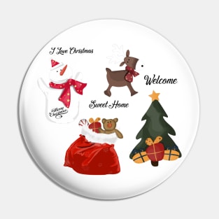 Christmas decoration two Pin