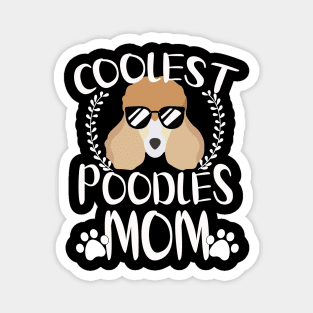 Glasses Coolest Poodles Dog Mom Magnet