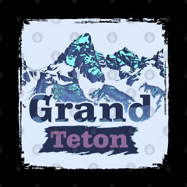 Grand Teton - vintage cold by GraphGeek