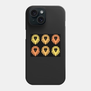 Yellow and orange lions Phone Case