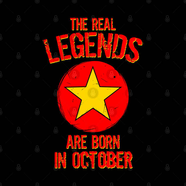 The Real Legends Are Born In October by mazyoy