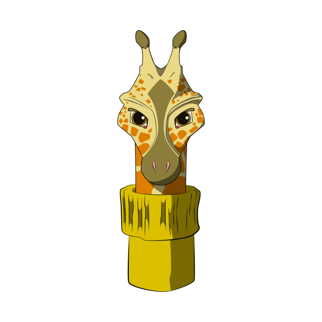 Giraffe in a Turtleneck by IwanFonLewis