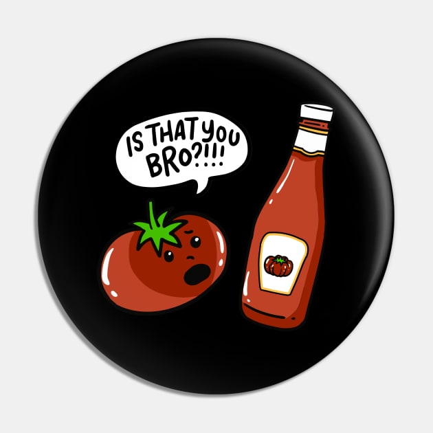 Ketchup Lover Pin by Design Seventytwo