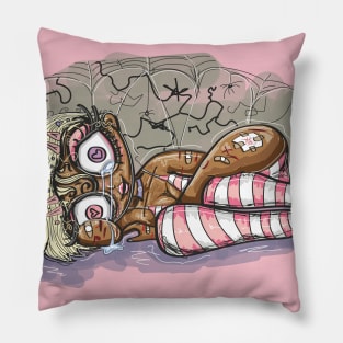 crying girl Pillow